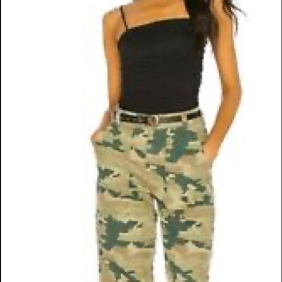 NEW Free People Remy crop camouflage pants 28 - Picture 2 of 9